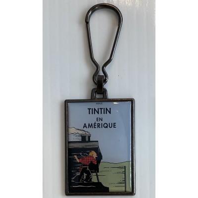 Porte-clé Tintin en Amérique (train)